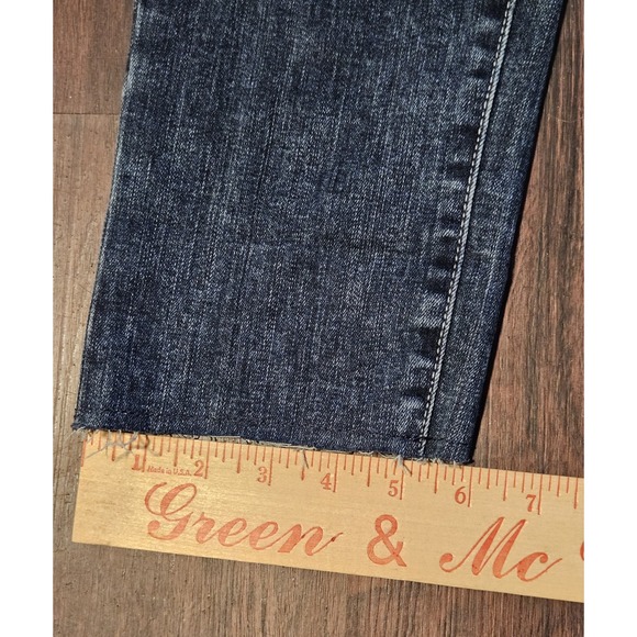 Maurices Boyfriend Crop Jeans Women's Size 6 Medium Wash Raw Hem Stretch NWT - Picture 11 of 11